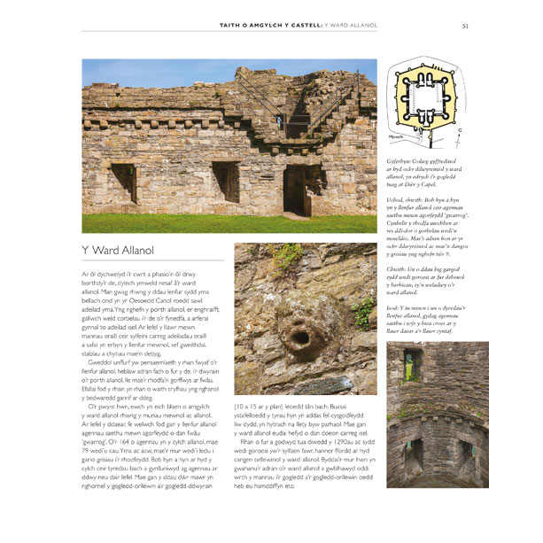 Beaumaris Castle Guidebook  World Heritage Site  (Welsh)