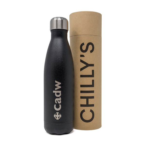 Cadw Chilly's Bottle — Black