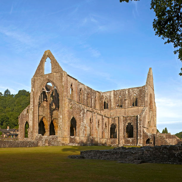 Tintern Abbey Pamphlet Guide (Welsh)