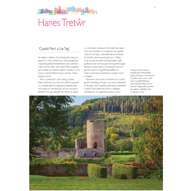 Tretower Court and Castle Pamphlet Guide (Welsh)